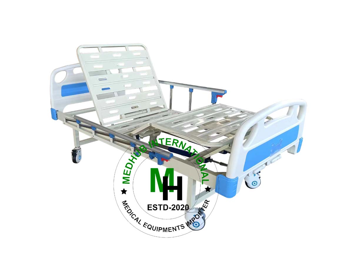 Two Function Manual Hospital Bed With Mattress (China)