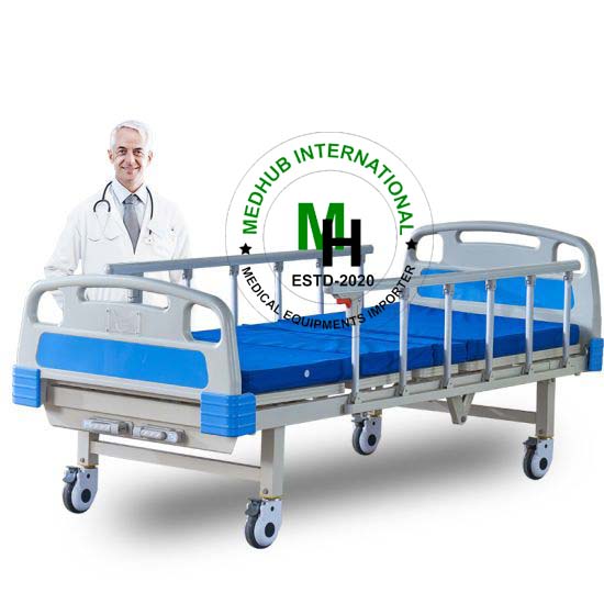 Two Function Manual Hospital Bed With Mattress (China)