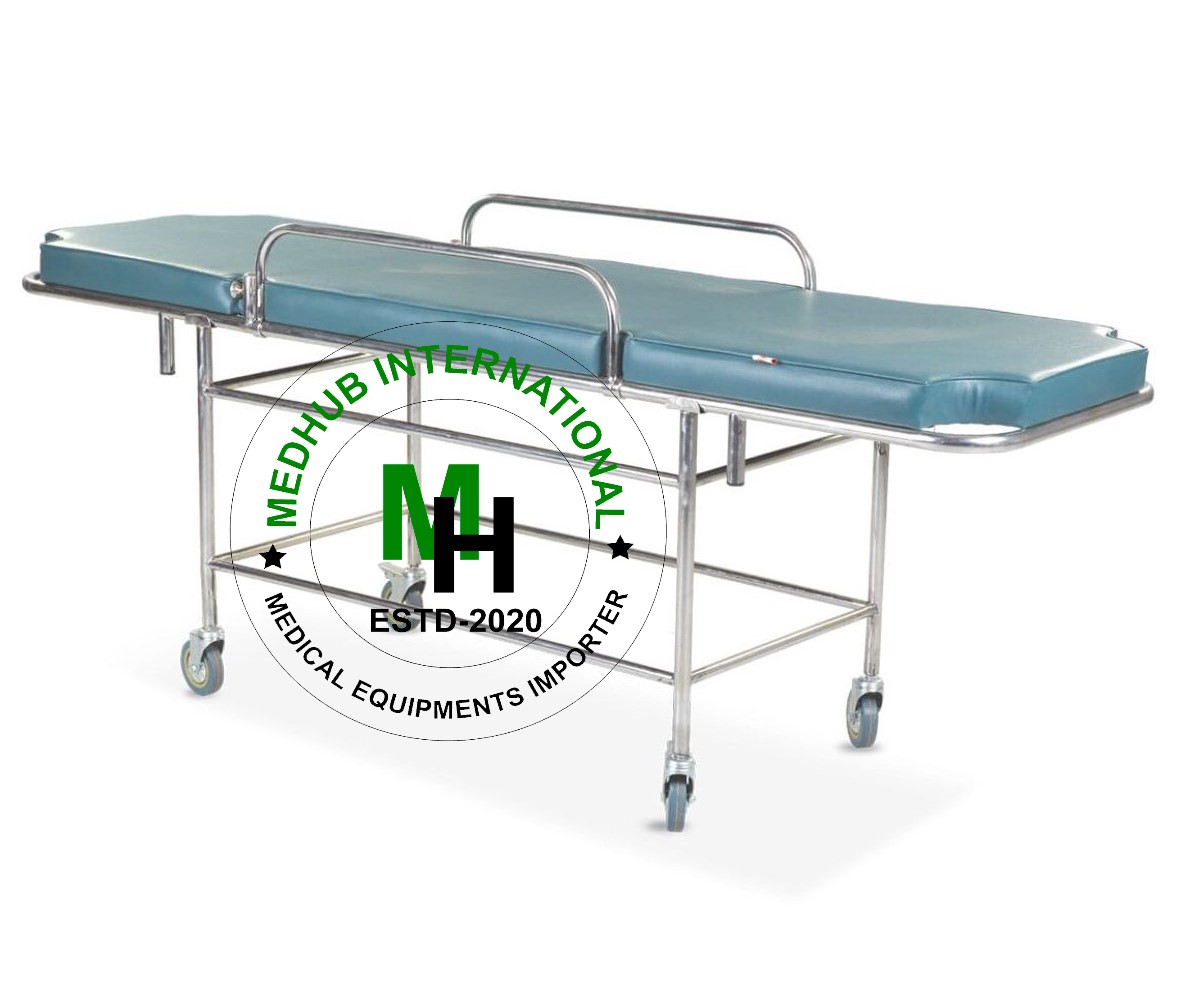 Stainless Steel Patient Transfer Trolley For Hospital/Home Use