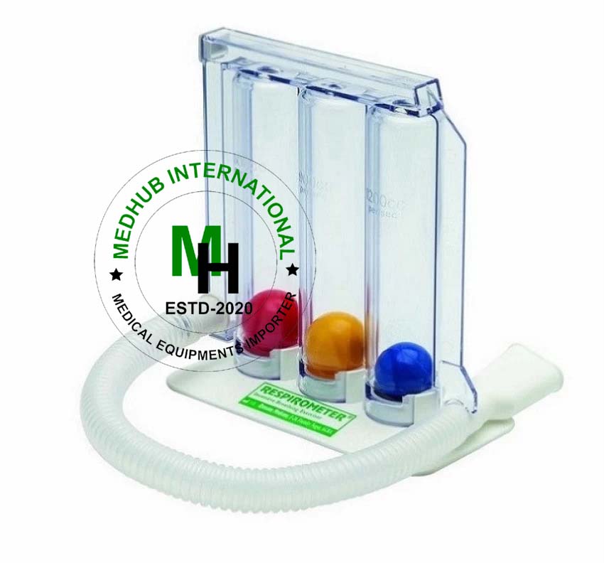 Spirometer (Respiratory Exerciser) Three Balls Respiratory Lung Exerciser
