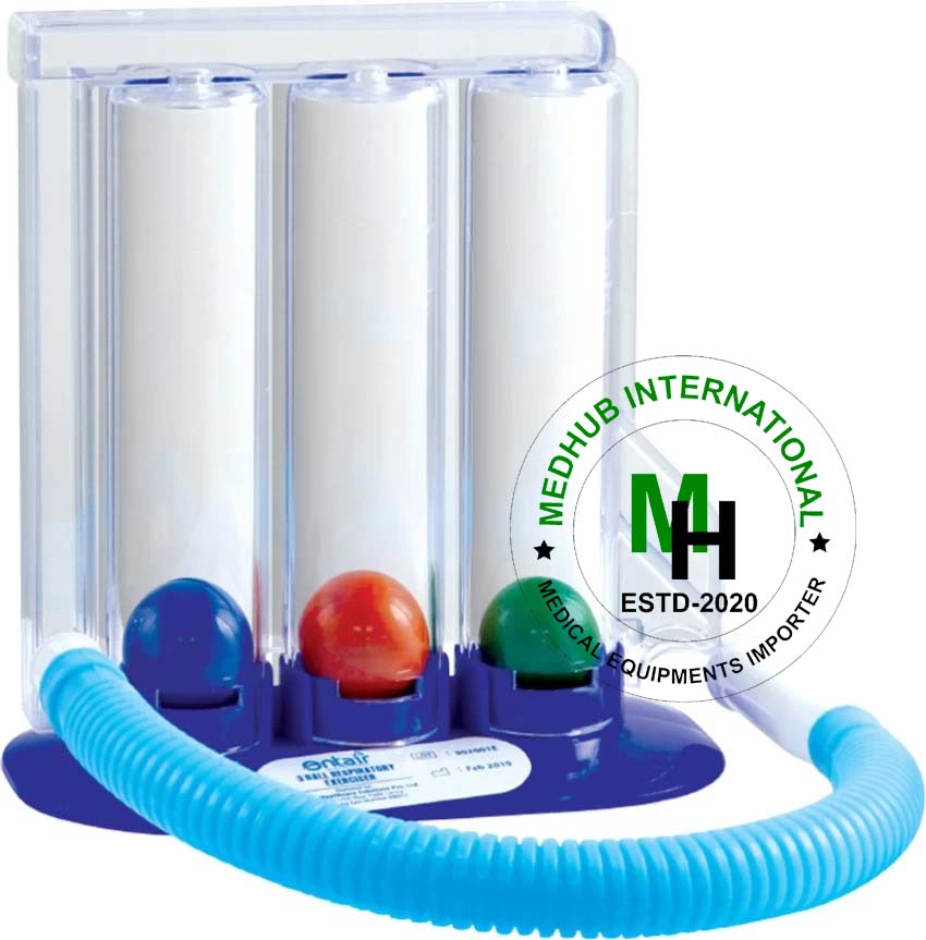 Spirometer (Respiratory Exerciser) Three Balls Respiratory Lung Exerciser