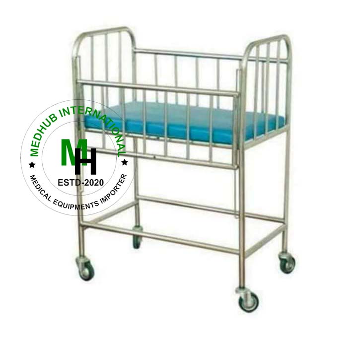 Stainless Steel Baby Cart/Baby Crib for Immature Baby for Hospital/Home Use