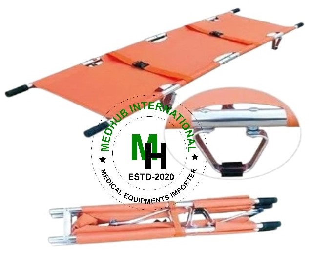Mild Steel Folding Stretcher for Hospital/Home Use
