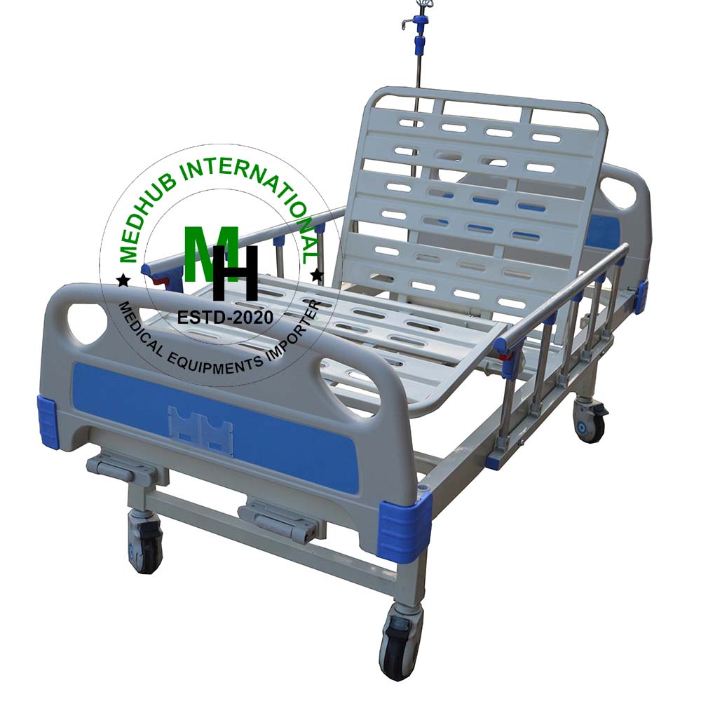 Two Function Manual Hospital Bed With Mattress (China)