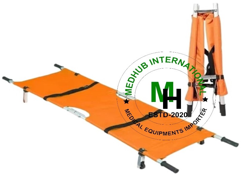 Mild Steel Folding Stretcher for Hospital/Home Use