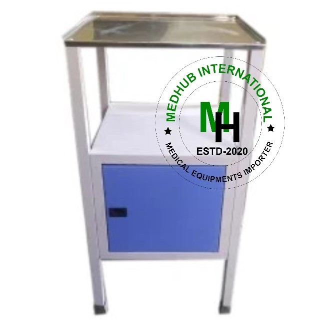 Mild Steel Bed Side Cabinet for Hospital/Home Use