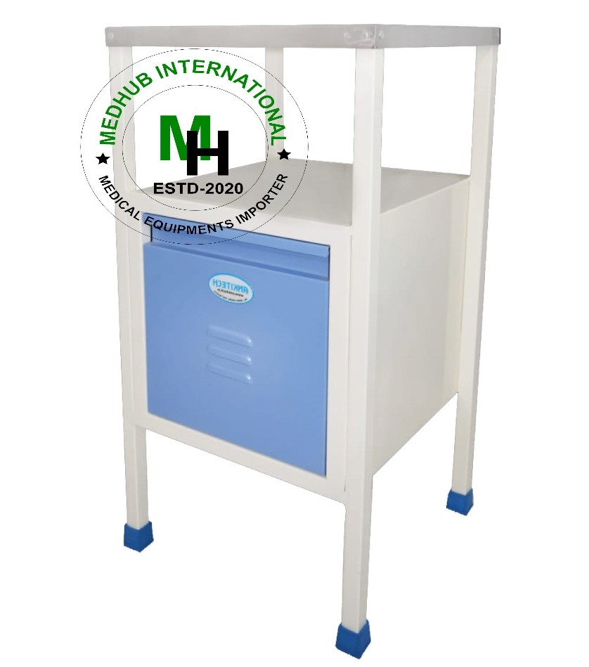 Mild Steel Bed Side Cabinet for Hospital/Home Use
