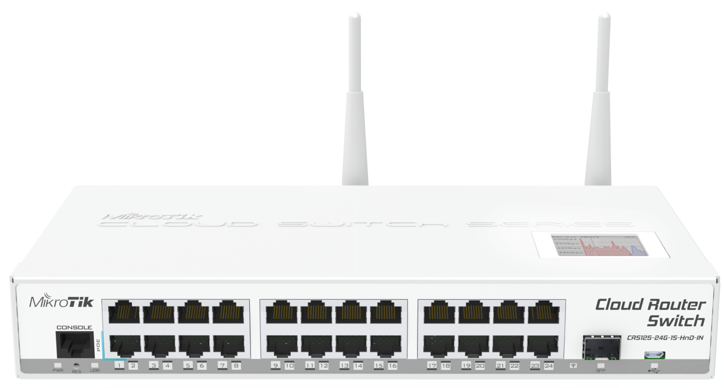 Mikrotik CRS125-24G-1S-2HnD-IN Switch