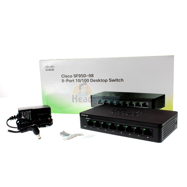 Cisco SF95D-08 8-Port 10/100 Desktop Switch