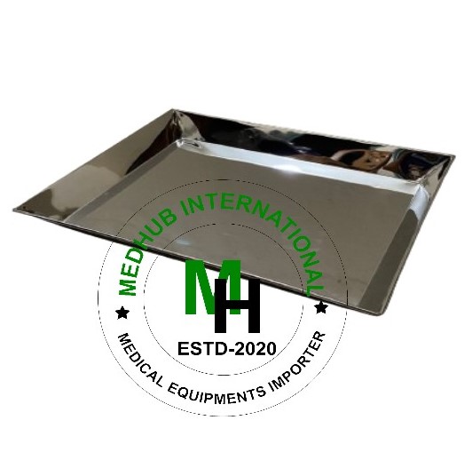 Stainless Steel Big Size Baby Tray For Hospital Use