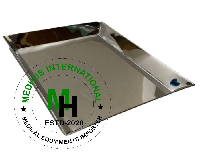 Stainless Steel Big Size Baby Tray For Hospital Use