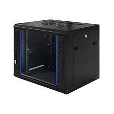 TOTEN 9U Wall Mount Server Cabinet (Glass Door)