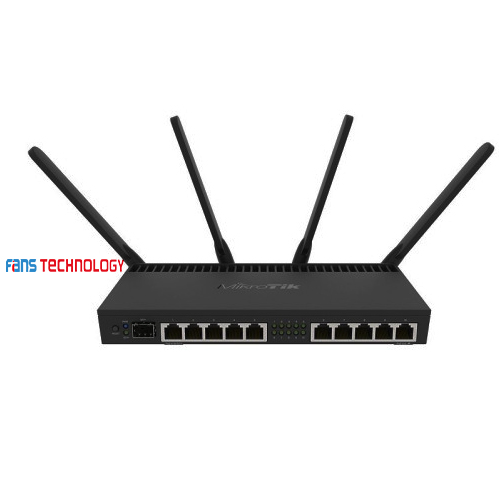 Mikrotik RB4011iGS+5HACQ2HND-IN 4 Antenna 10X Gigabit Ethernet Router