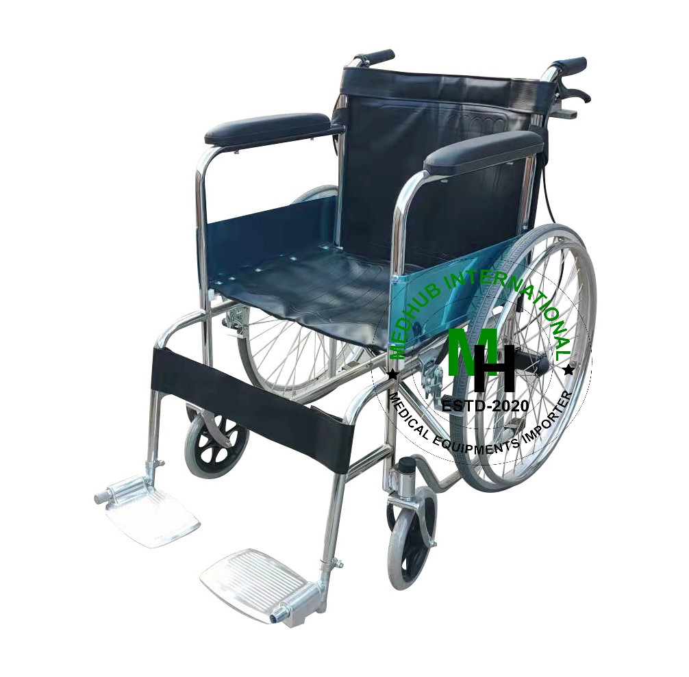 Wheel Chair with Braking System for Patient for Hospital/Home Use